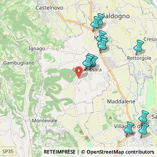 Mappa Via Firenze, 36030 Costabissara VI, Italia (2.47917)