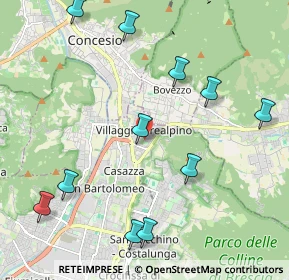 Mappa Via Giuseppe Tavelli, 25136 Brescia BS, Italia (2.62167)