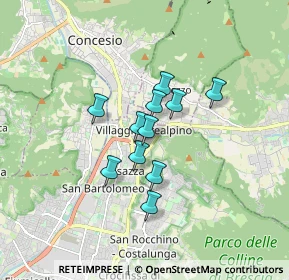 Mappa Via Giuseppe Tavelli, 25136 Brescia BS, Italia (1.13091)