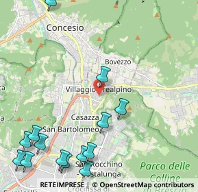 Mappa Via Giuseppe Tavelli, 25136 Brescia BS, Italia (2.96143)