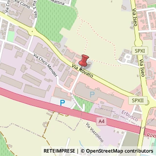 Mappa Via Rovato,  44, 25030 Erbusco, Brescia (Lombardia)
