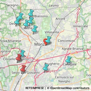Mappa Via Carlo Antonietti, 20052 Monza MB, Italia (5.21692)