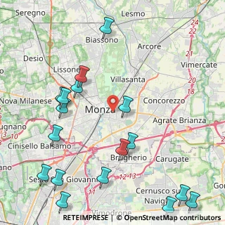 Mappa Via Carlo Antonietti, 20052 Monza MB, Italia (5.57941)