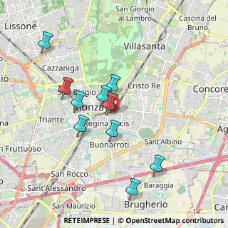 Mappa Via Carlo Antonietti, 20052 Monza MB, Italia (1.60818)