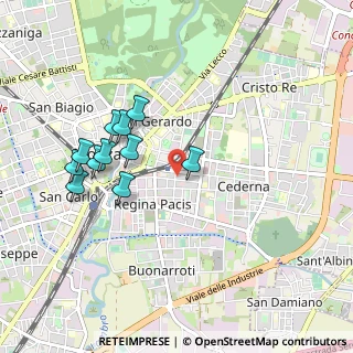 Mappa Via Carlo Antonietti, 20052 Monza MB, Italia (0.89364)