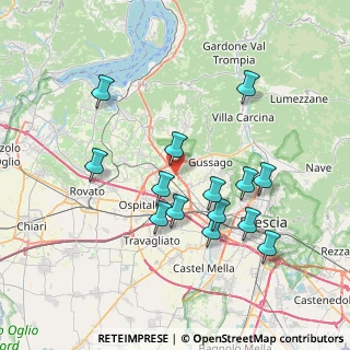 Mappa Via Castegnato, 25050 Rodengo-Saiano BS, Italia (7.16)