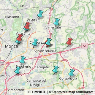 Mappa Via Presolana, 20864 Agrate Brianza MB, Italia (4.405)