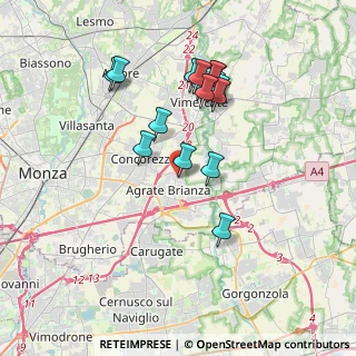 Mappa Via Presolana, 20864 Agrate Brianza MB, Italia (3.45059)