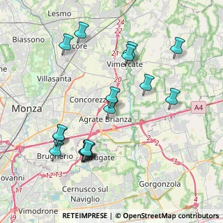 Mappa Via Presolana, 20864 Agrate Brianza MB, Italia (4.21529)