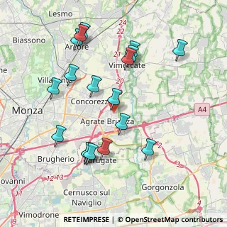 Mappa Via Presolana, 20864 Agrate Brianza MB, Italia (4.075)