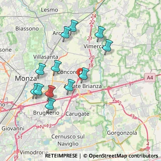 Mappa Via Cantini ang, 20864 Agrate Brianza MB, Italia (3.92)