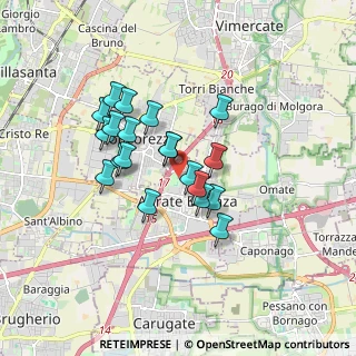 Mappa Via Cantini ang, 20864 Agrate Brianza MB, Italia (1.381)