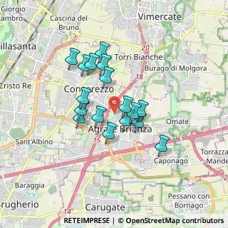 Mappa Via Cantini ang, 20864 Agrate Brianza MB, Italia (1.34353)