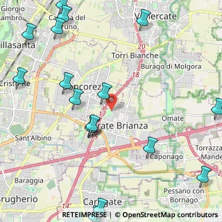 Mappa Via Cantini ang, 20864 Agrate Brianza MB, Italia (2.95353)