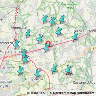Mappa Via delle Industrie, 20060 Cambiago MI, Italia (4.478)