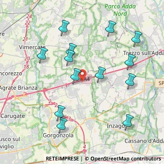 Mappa Via delle Industrie, 20060 Cambiago MI, Italia (4.37769)