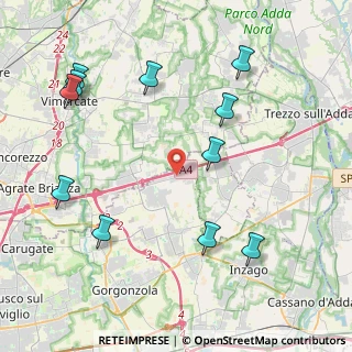 Mappa Via delle Industrie, 20060 Cambiago MI, Italia (4.92909)
