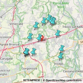 Mappa Via delle Industrie, 20060 Cambiago MI, Italia (3.70933)