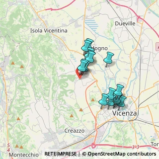Mappa Via Venezia, 36030 Costabissara VI, Italia (3.04412)