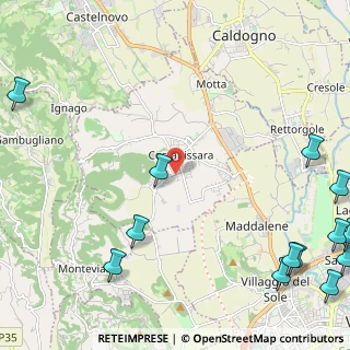 Mappa Via Venezia, 36030 Costabissara VI, Italia (3.61692)