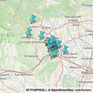 Mappa Via Venezia, 36030 Costabissara VI, Italia (7.78143)