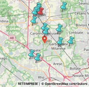 Mappa Via Donizetti, 21042 Caronno Pertusella VA, Italia (3.85923)