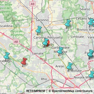 Mappa Via Donizetti, 21042 Caronno Pertusella VA, Italia (5.985)