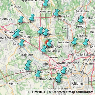 Mappa Via Donizetti, 21042 Caronno Pertusella VA, Italia (10.2455)