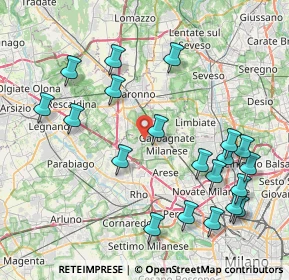 Mappa Via Donizetti, 21042 Caronno Pertusella VA, Italia (9.2415)