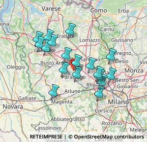 Mappa Via Carlo Pisacane, 20028 San Vittore Olona MI, Italia (11.81444)