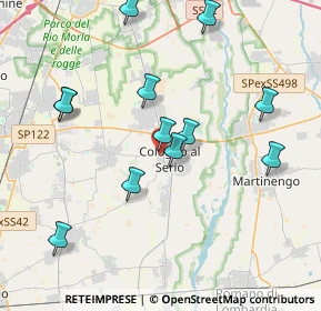 Mappa Via della Log, 24055 Cologno Al Serio BG, Italia (3.94917)