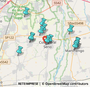 Mappa Via della Log, 24055 Cologno Al Serio BG, Italia (3.45714)