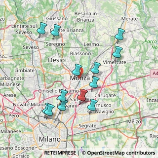 Mappa 3, 20900 Monza MB, Italia (7.70786)