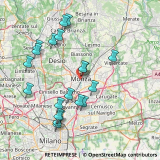 Mappa 3, 20900 Monza MB, Italia (8.6385)