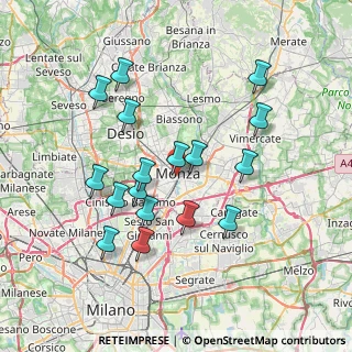 Mappa 3, 20900 Monza MB, Italia (7.03529)