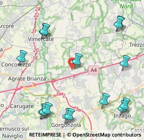 Mappa 20873 Cavenago di Brianza MB, Italia (5.51867)