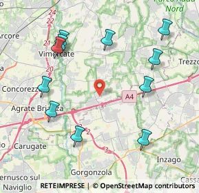 Mappa 20873 Cavenago di Brianza MB, Italia (4.58182)