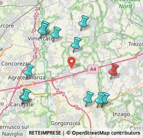 Mappa 20873 Cavenago di Brianza MB, Italia (4.69333)