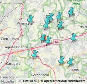Mappa 20873 Cavenago di Brianza MB, Italia (3.878)