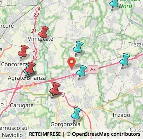 Mappa 20873 Cavenago di Brianza MB, Italia (4.5025)