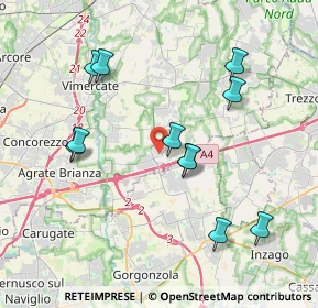 Mappa 20873 Cavenago di Brianza MB, Italia (3.86818)