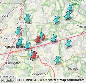 Mappa 20873 Cavenago di Brianza MB, Italia (4.05375)