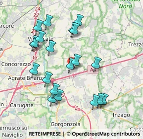 Mappa 20873 Cavenago di Brianza MB, Italia (3.844)