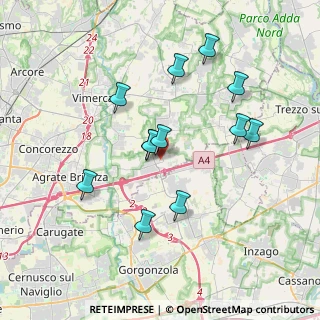 Mappa 20873 Cavenago di Brianza MB, Italia (3.42667)
