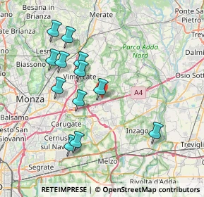 Mappa 20873 Cavenago di Brianza MB, Italia (7.48917)
