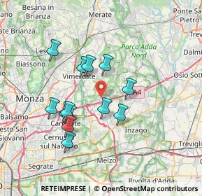 Mappa 20873 Cavenago di Brianza MB, Italia (6.24692)