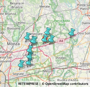 Mappa 20873 Cavenago di Brianza MB, Italia (6.16)