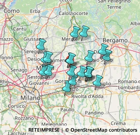 Mappa 20873 Cavenago di Brianza MB, Italia (10.319)