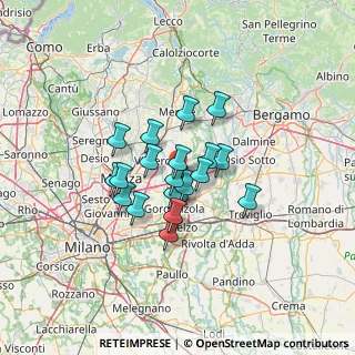 Mappa 20873 Cavenago di Brianza MB, Italia (9.059)