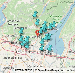 Mappa Via Rivetta Suor Liliana, 25085 Gavardo BS, Italia (10.668)